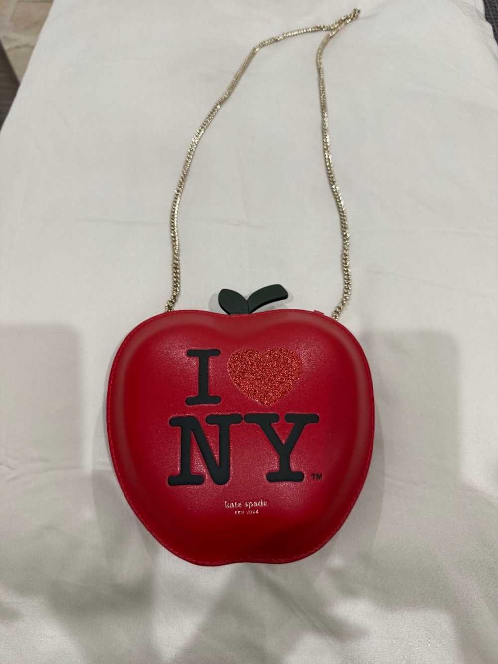Kate Spade "I love NY" apple handbag